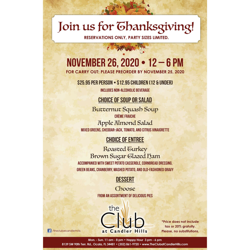 The Club at Candler Hills The Club at Candler Hills Restaurant Ocala